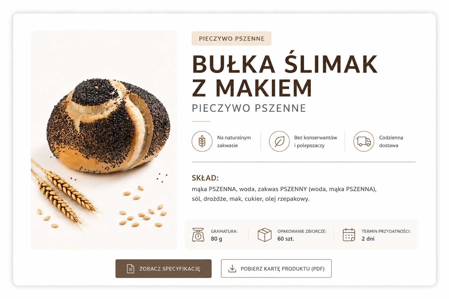 Oferta - bułki
